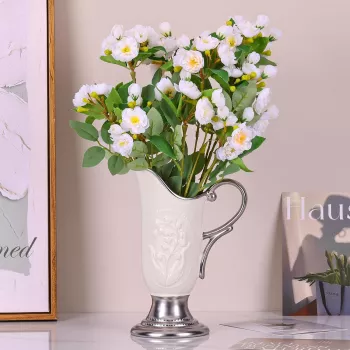 Medieval French Ceramic Vase Styling for Modern Rooms